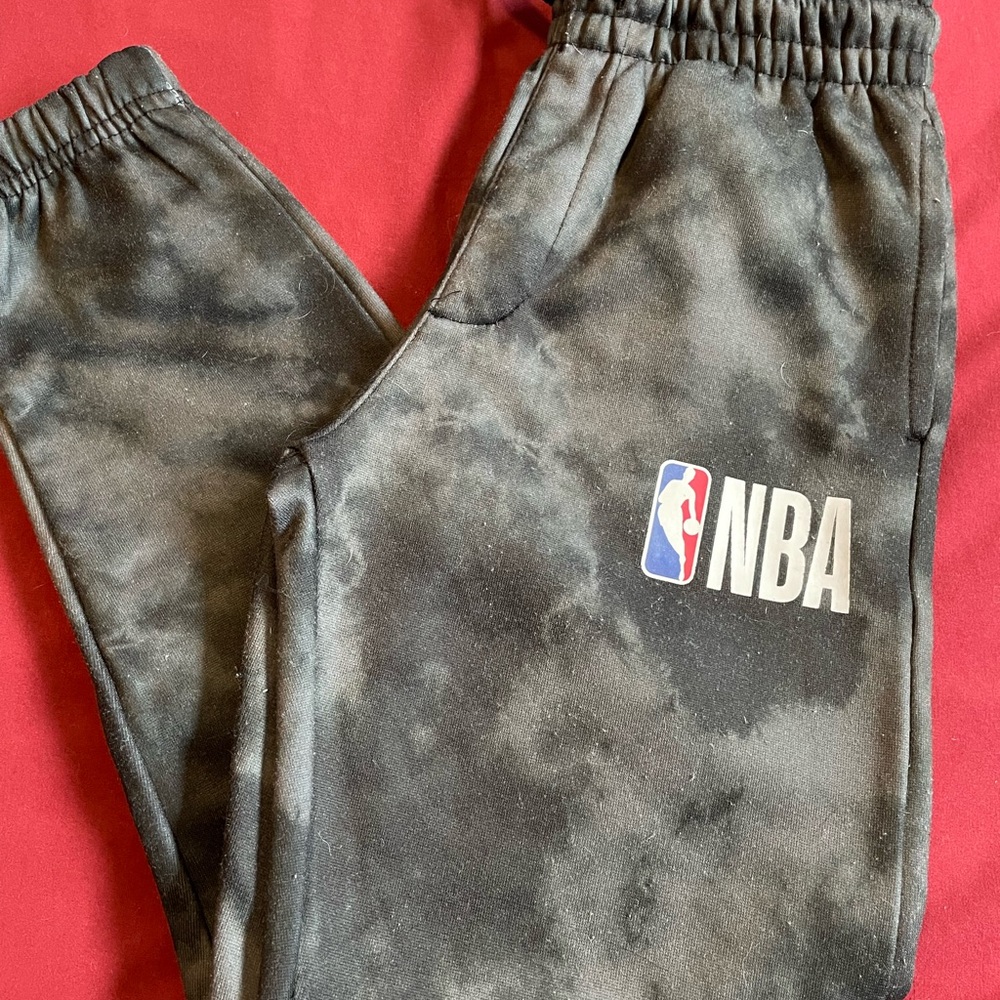 NBA Kids Tie-Dye Black Joggers